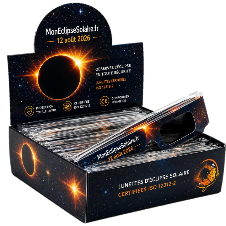 Lunettes Éclipse avec présentoir — B2B